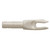 Easton 4mm G Nocks White Large Groove 100 pk. - 164459