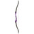 October Mountain Ascent Recurve Bow Purple 58 in. 50 lbs. RH - OMP81230