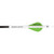 NAP Quikfletch w/Quikspin Vanes White/Green 6 pk. - NAP-60-635