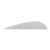 Trueflight Parabolic Feathers White 3 in. RW 100 pk. - 11201
