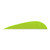 Trueflight Parabolic Feathers Chartreuse 3 in. RW 100 pk. - 11213