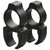 Leupold Rifleman Rimfire Rings See-Thru 3/8 in. Matte Black - 57323