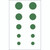 Gunstar Colossal Dots Set Green -