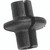 Pine Ridge Kisser Button Slotted Black 25 pk. - 2768