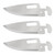 Cold Steel - Click N Cut Folder Bldes 3 Pack - CS40BP3BZ