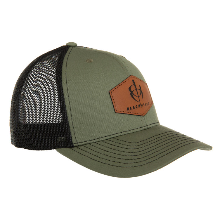 BlackHeart Patch Logo Hat Green/Black -