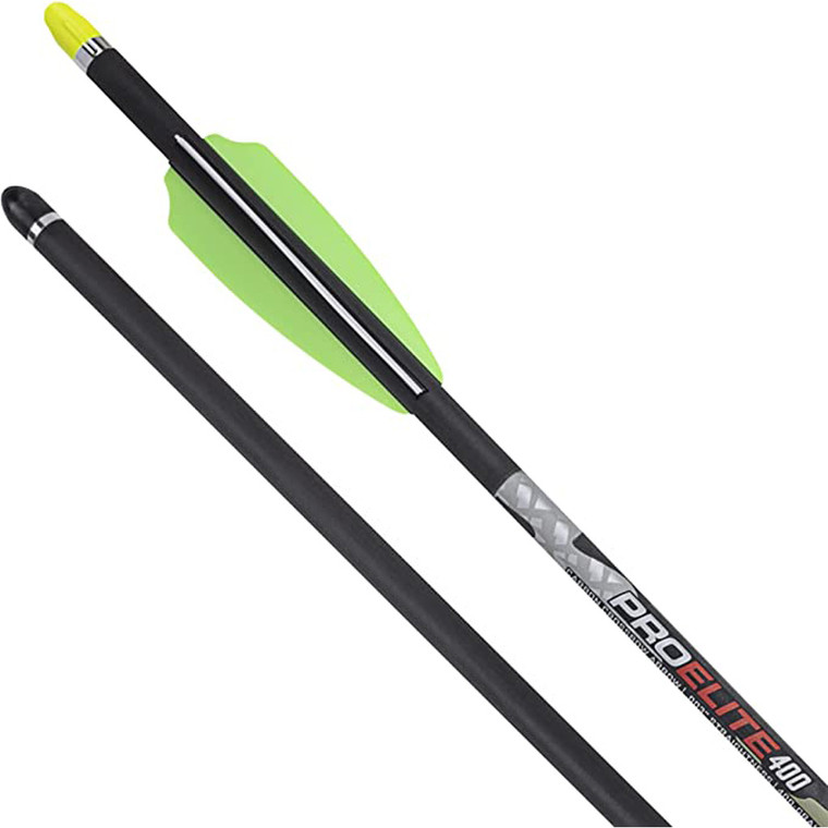 TenPoint Pro Elite 400 Alpha Blaze Arrows 20 in. Green Alpha Blaze Nock 3 pk. - HEA-669.3