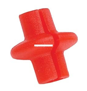 Pine Ridge Archery - Pine Ridge Archery 2772 Kisser - Button - Red / SLOTTED (6/pkg.) - 2772