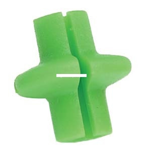 Pine Ridge Archery - Pine Ridge Archery 2784 Kisser - Button - Lime Green / SLOTTED - 2784