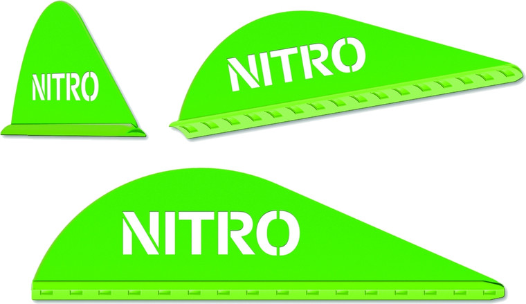 Pine Ridge Archery - Pine Ridge Archery 2822-NG36 Nitro - Vane 2.0 - Neon Green (36/pkg.) - 2822-NG36