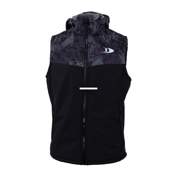 Blackfish - Blackfish 17826 Gale Softshell Vest - Black/Pryn1 Blackout, XL - 17826