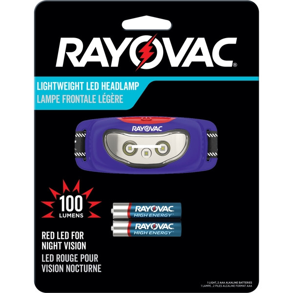 Rayovac - Rayovac ROVHDCU22.1 Lightweight LED - Headlamp - ROVHDCU22.1