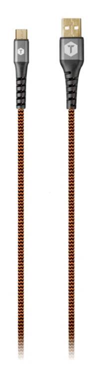 Tough-Tested - Tough-Tested TT-FC6-MICRO 6FT. - Braided Fabric Cable Micro USB Cable - TT-FC6-MICRO