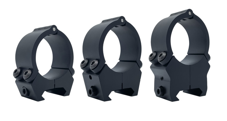 VersaRing - VersaRing S30 Hinge 30mm Scope - Rings, Converts to Low, Med, High - S30