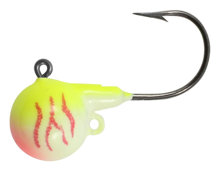 Northland - Northland FB5-4-60 Uv Fire-Ball Jig - 3/8 Oz, #2/0 Hk Uv Electric Perch - FB5-4-60 Northland - Northland FB5-4-60 Uv Fire-Ball Jig - 3/8 Oz, #2/0 Hk Uv Electric Perch - FB5-4-60