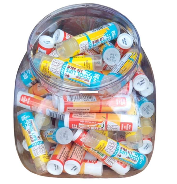 Reef Sport - Reef Sport 10002 RS Lip Balm SPF - 30+ - .15z 60 pc Globe Disp. - 10002 Reef Sport - Reef Sport 10002 RS Lip Balm SPF - 30+ - .15z 60 pc Globe Disp. - 10002