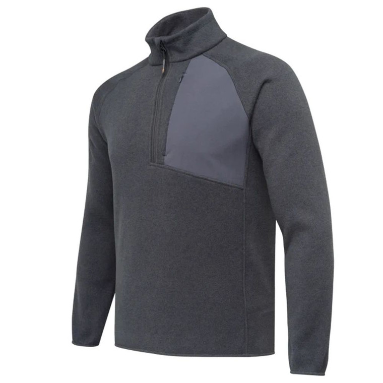 Beretta Usa Corp - Abiskohalf Zip Fleece Ebony Xl - P3152T231309ORXL