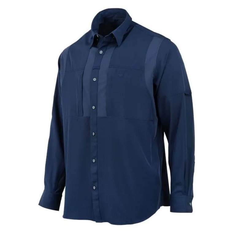 Beretta Usa Corp - Evad Flex Shirt Blue Total Ecl Lg - LU931T23340504L