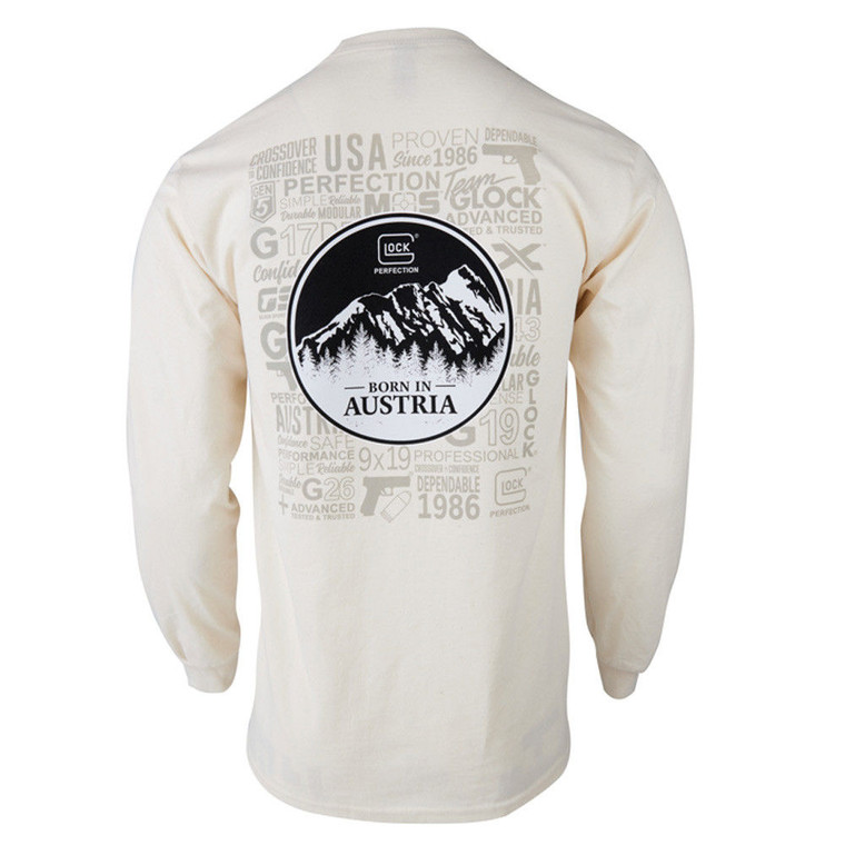 Glock - Born In Austria Ls Tan Xl - AP96074