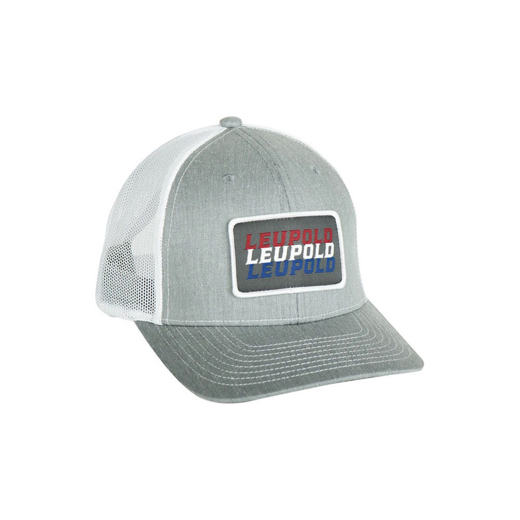 Leupold & Stevens - Patriot Trucker Heather Gray/ White - 183468 Leupold & Stevens - Patriot Trucker Heather Gray/ White - 183468