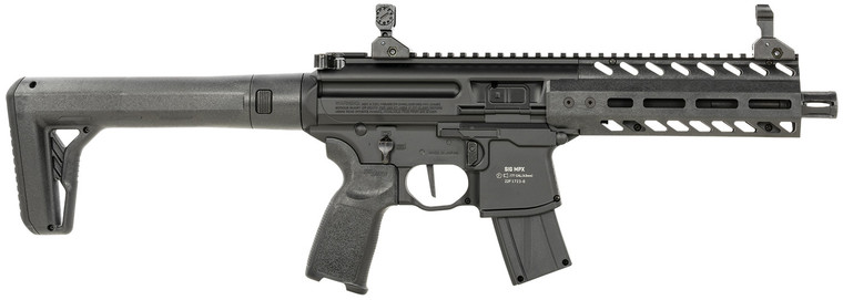 Sig Sauer AIR-MPX-177-G2-BLK MPX - .177 CO2 Air Rifle, 30 Rnd, 450 FPS - AIR-MPX-177-G2-BLK