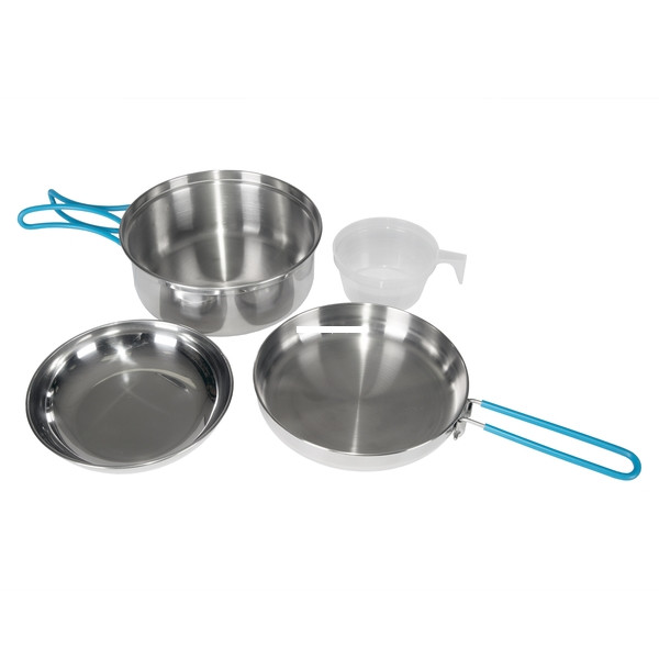 Stansport 361-100 Stainless Stell - Mess Kit - One Person- 1 Pot, 1 - 361-100