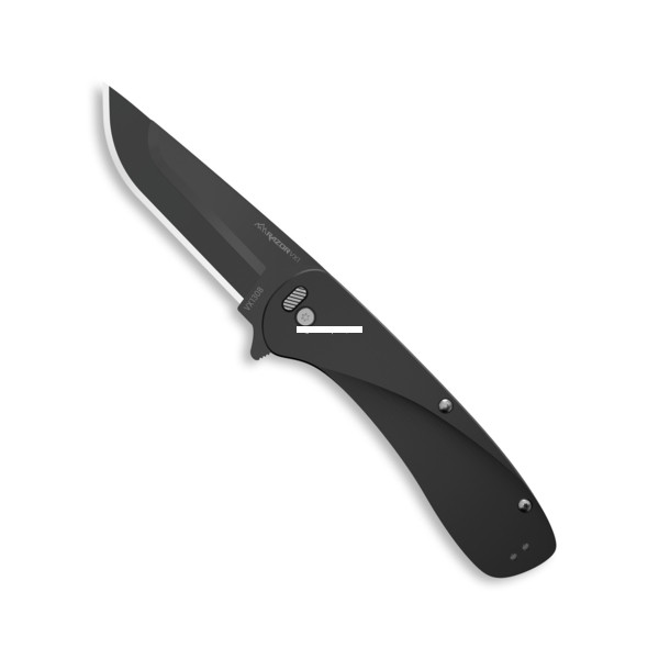 Outdoor Edge VX130B Razor VX1 - Folding Knife, 3" Blade, Black - VX130B