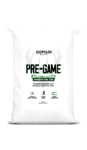 Domain PGDA40 Pre-Game Premium Deer - Feed, 40 lb. - PGDA40
