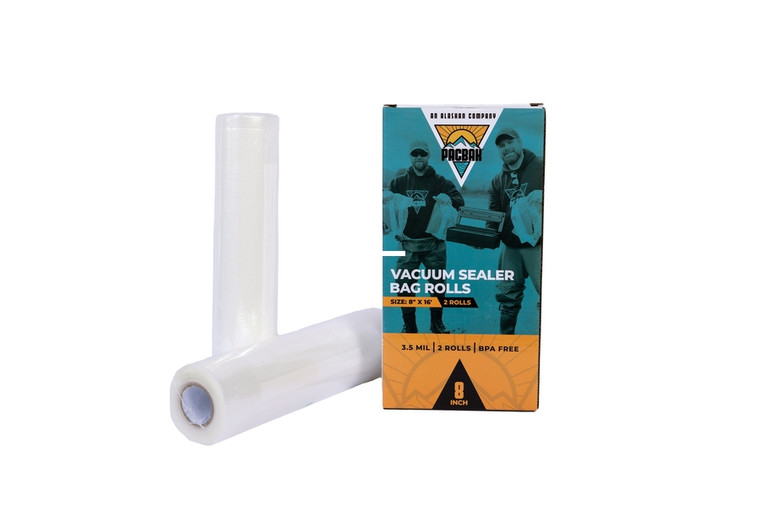 PacBak SG100002 PacBak Vacuum - Sealer 8" Bag Rolls, Color Clear - SG100002