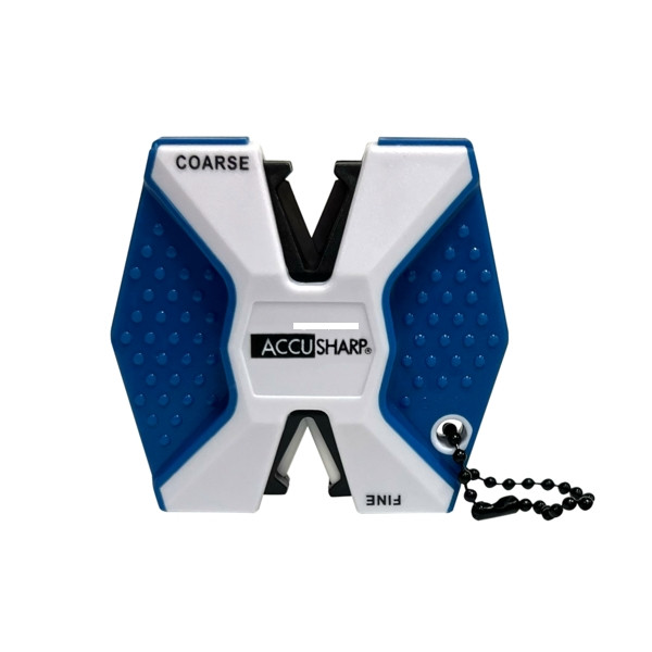 AccuSharp 342C Carbide-Ceramic Two - Step Sharpener, White & Blue - 342C