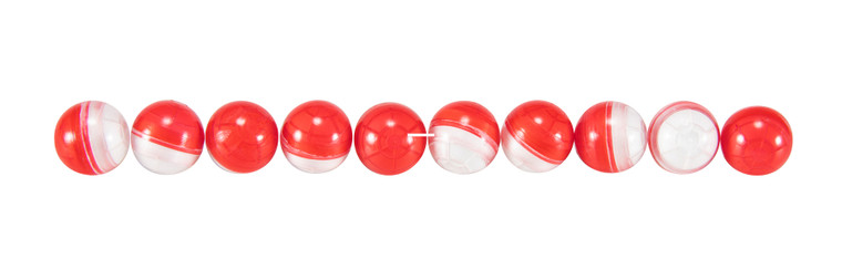 T4E 2292301 T4E by Umarex .50 Cal - LIVE PEPPER BALL- RED/WHITE- 10 CT - 2292301