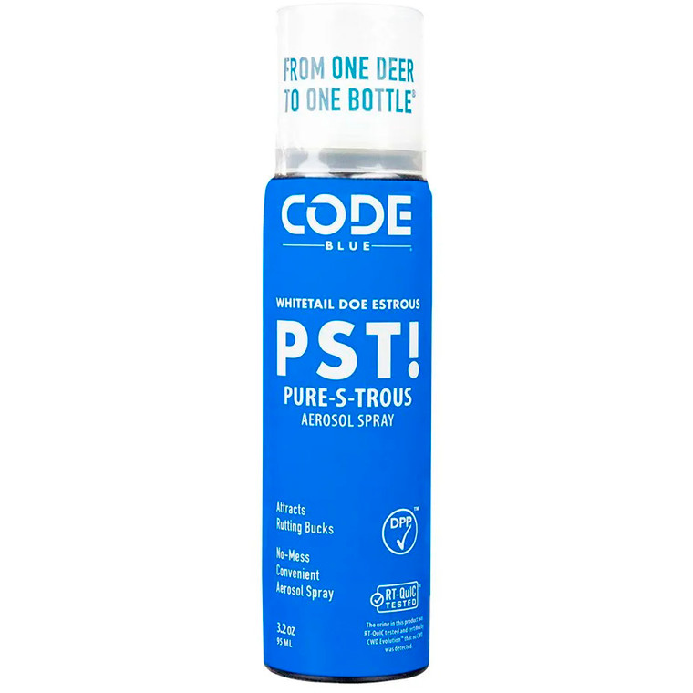 Code Blue OA1433 Pst! Pure-S-Trous - Aerosol Spray 3.2Oz Attracts - OA1433