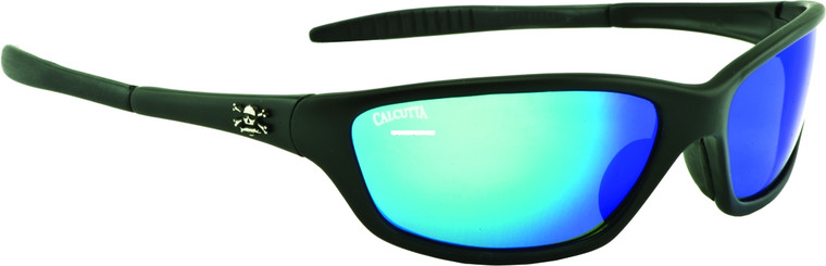 Calcutta PLM1BM Palm Sunglasses - Matte Black Frame/Blue Mirror Lens - PLM1BM Calcutta PLM1BM Palm Sunglasses - Matte Black Frame/Blue Mirror Lens - PLM1BM