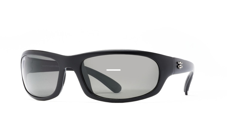 Calcutta HS1G Horseshoe Sunglasses - Matte Black Frame/Gray Lens 63mm - HS1G