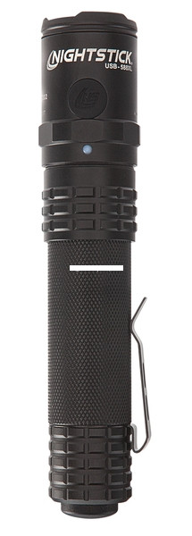 Nightstick USB-588XL Metal USB - Dual-Light Tactical Flashlight - - USB-588XL