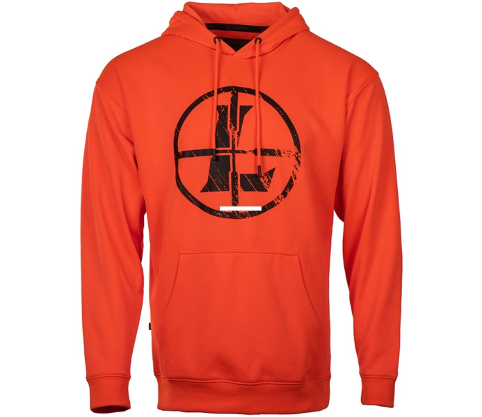 Leupold 184048 Distressed Reticle - Performance Hoodie Blaze Orange XXXL - 184048
