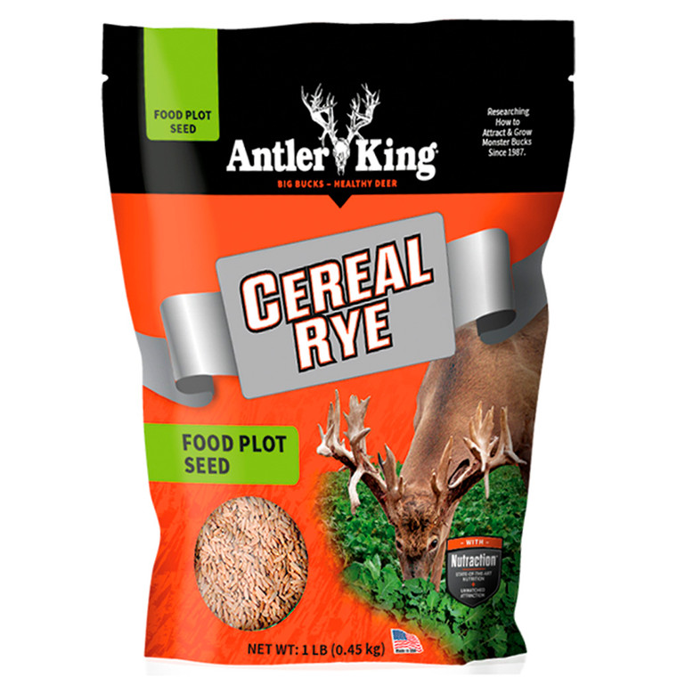 Antler King Cereal Rye Seed 1/60 Acre - AKCR1
