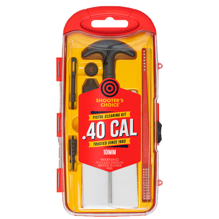 Shooters Choice Pistol Gun Rod Cleaning Kit Aluminum  .40 Cal - SHF-SRK-40