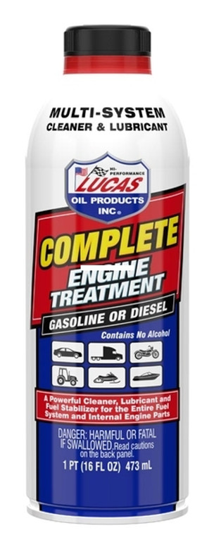Lucas Oil 10016 Complete Engine - Treatment, 16 Ounce - 10016