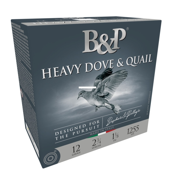 B&P 12B18D75 Dove & Quail - 12ga. - 2 3/4in, 1 1/8 oz., 1255FPS, 7 1/2 - 12B18D75