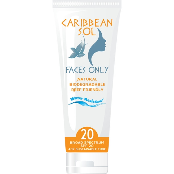 Marine Sports 1615-20 Caribbean Sol - Faces Only Spf 20 Mineral Sunscreen - 1615-20