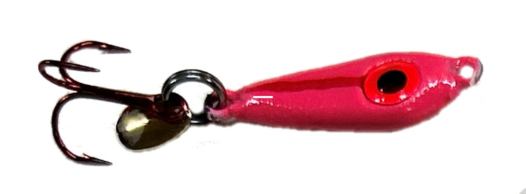 Neon Lites BI-200 1/16oz. Blood Eye - Spoon Fl.Red Glow - BI-200 Neon Lites BI-200 1/16oz. Blood Eye - Spoon Fl.Red Glow - BI-200