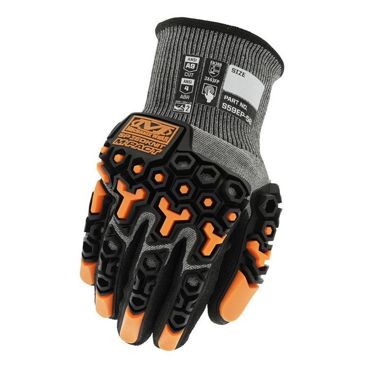 Mechanix Wear - Spkn Mpact S59ep58 Xxlarge Grey/blk - S59EP58011