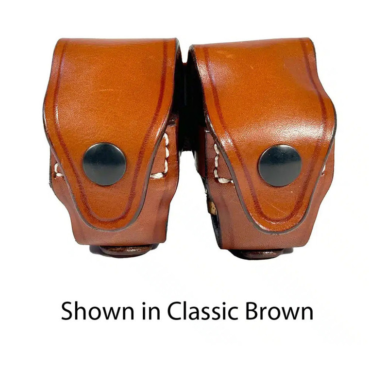 1791 Gunleather - Case Of 12 Revlr Sp Ldr Dbl Carr 5/6 Shot Vint - RVSLDVTGA