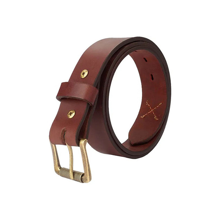 1791 Gunleather - Case Of 12 Edc Work Belt Sz 44 Chestnut - EDCBLT44CHN