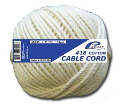 American Maple - Cotton Ball Twine - White 8oz Sz48 - CT-48-180