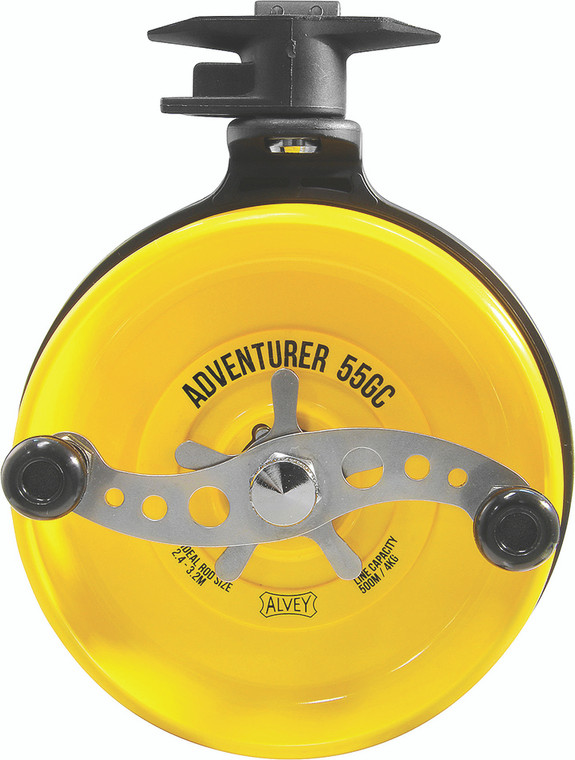 Alvey - Adventurer Series Reel - Graph Back Nrd Tc - 55GCT-Y
