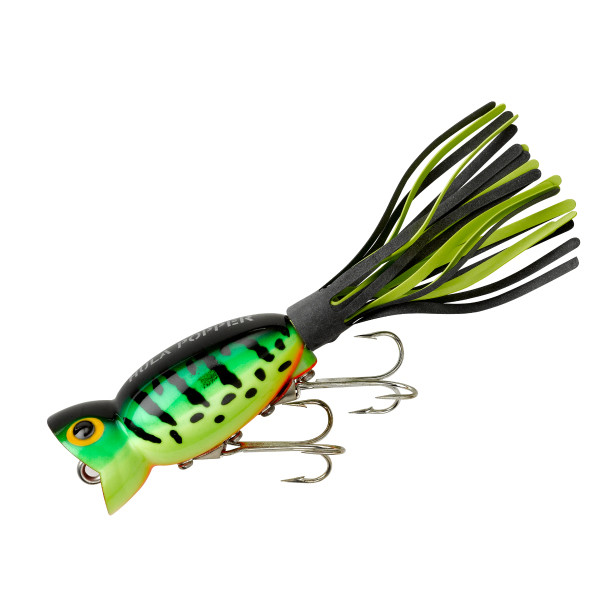 Arbogast - Hula Popper - 2in 3/8oz Fire Tiger - G760-115
