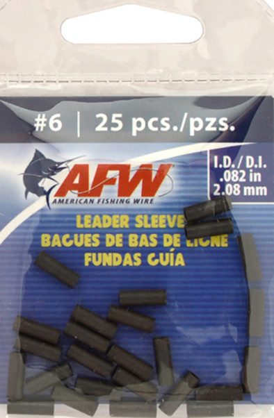 AFW - Single Barrel Sleeve - Black Sz6 25pk - J06B-A