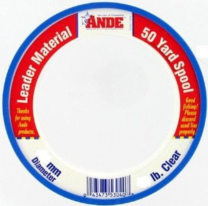 Ande - Wrist Spool Leader - Clear 250# 50yd - PCW5000250